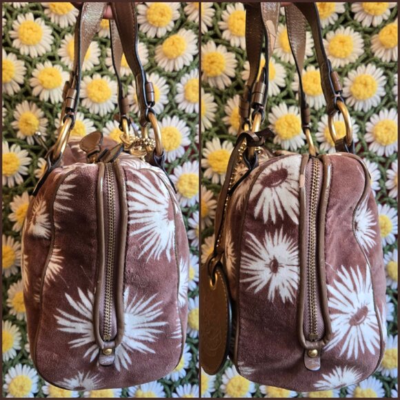 Juicy Couture Brown Poinsettia Handbag - Picture 4 of 13